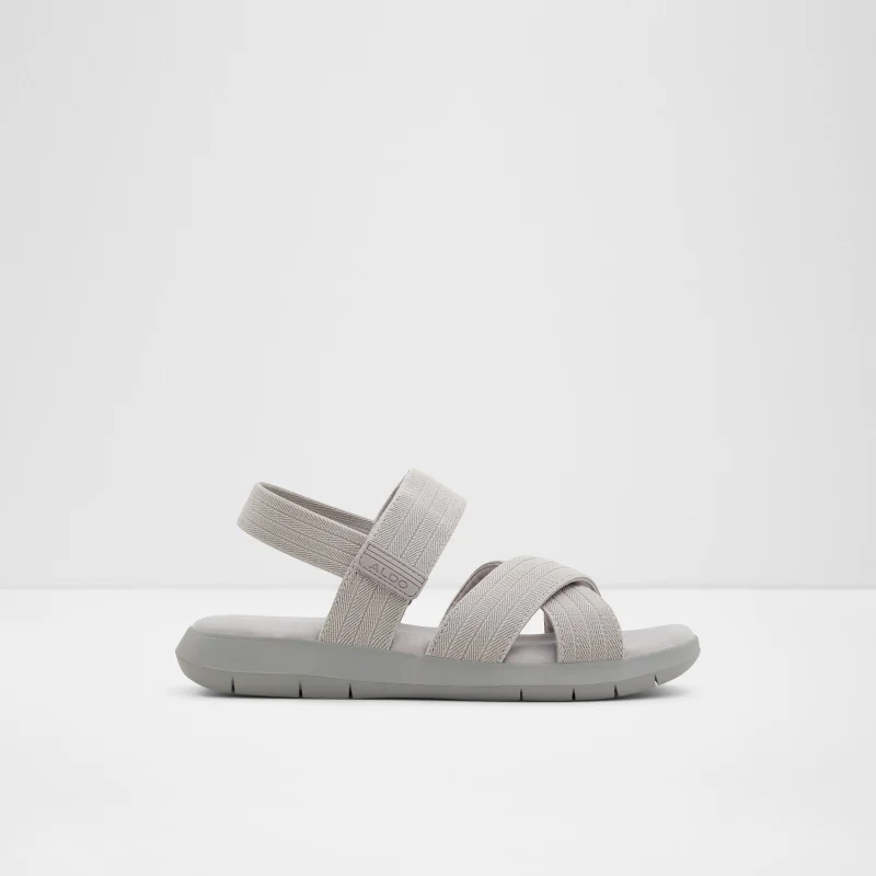 الدو Keva-In Men's Grey Strap Sandals