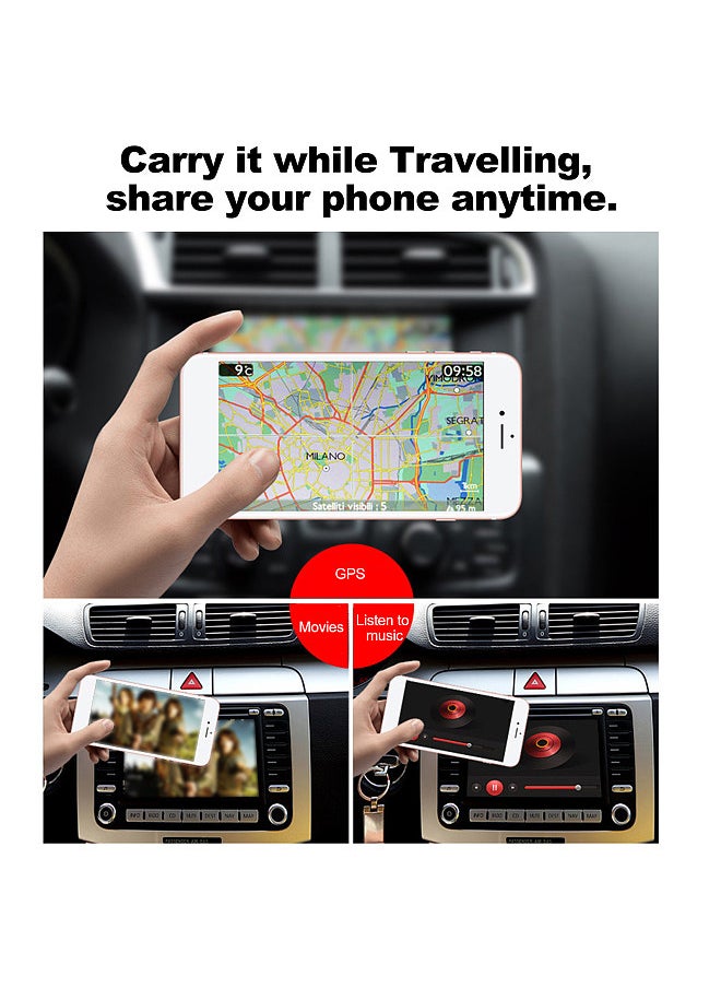 ماركة غير محددة M9 HD108P Wireless Display Adapter Miracast WiFi Mobile Screen Mirroring Receiver Dongle TV Projector for IOS Android  - Image 2