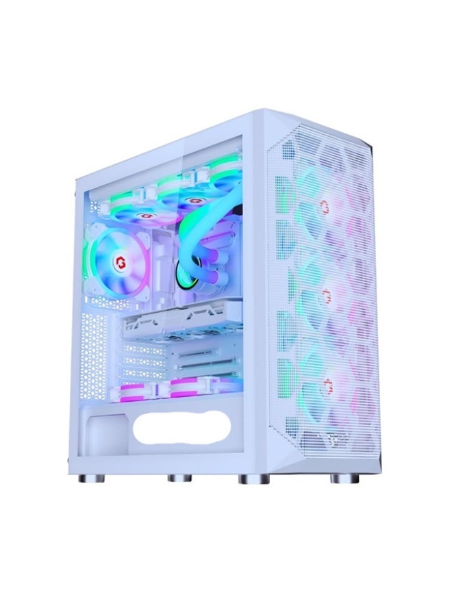 BUDGET POWERHOUSE GAMING PC | Ryzen 7 5700X | RX 580 8GB GRAPHICS | 32GB RAM | 1TB NVME/SATA SSD | Windows 11 | WIFI 6 HIGH SPEED INTERNET | GAMING/WORKSTATION LIQUID COOLED TOWER PC - Image 1