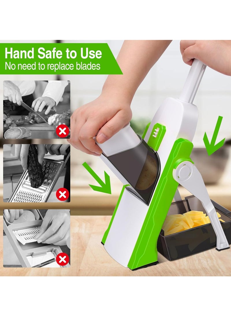 Smart Kitchen - Manual Vegetable Chopper Slice Dice and French Fry Cutter Shredders Multifunctional Vegetable Slicer Manual Food Chopper, Fastest, Safest And Easiest Way To Chop Or Dice Fruits And Vegetables - Image 1