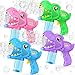 Yunaking 4 Pack Bubble Machine Guns Toys for Boys Girls Ages 35 48 with 4 Bottle Solutions Kids Birthday Gift Bubble Blower for Kids Easter Toys Christmas Stocking Stuffers Valentines Outdoor Party Favors - Image 2