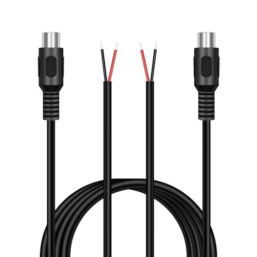 Fancasee RCA to Speaker Wire, 2-Pack 6FT RCA Female Plug Jack Adapter to Bare Wire Pigtail Repair Audio Cable for Speaker Amplifier Audio Video AV Receiver TV Subwoofer - Image 1