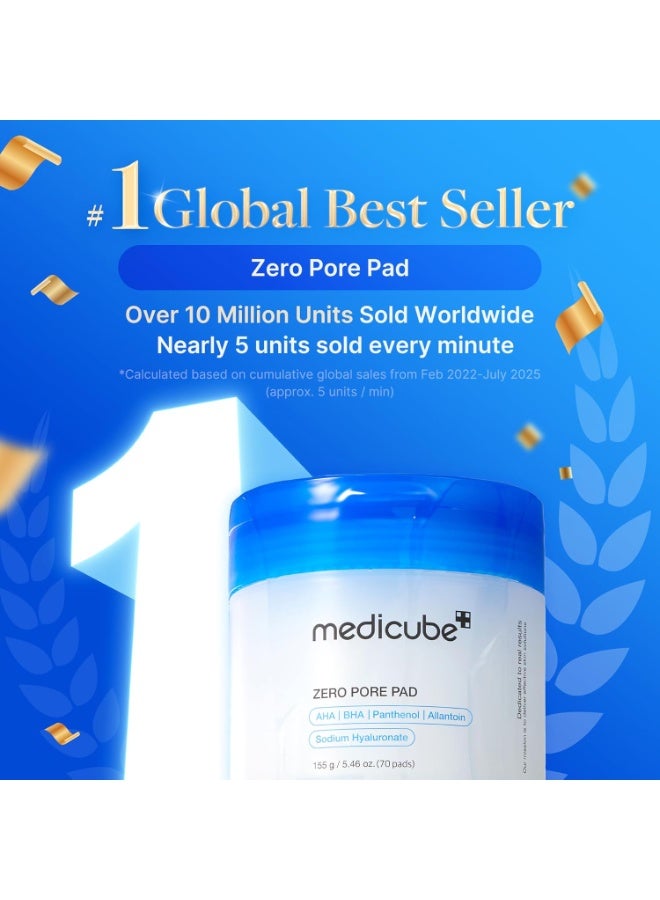 Medicube New Zero Pore Pad 2.0|70 sheets - Image 2
