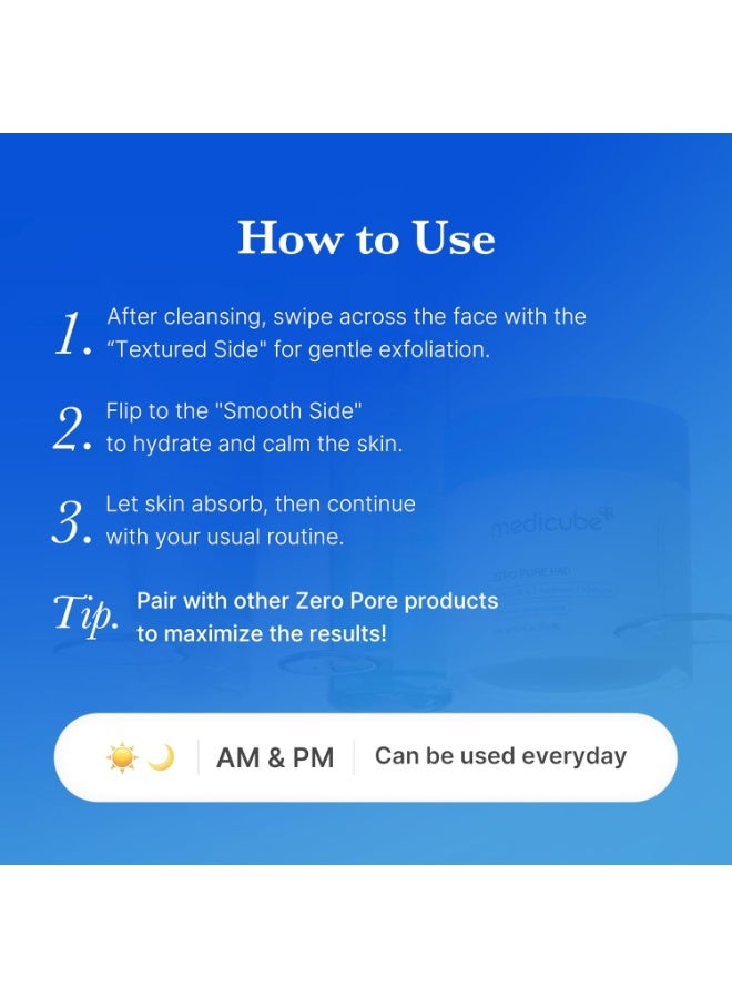 Medicube New Zero Pore Pad 2.0|70 sheets - Image 5