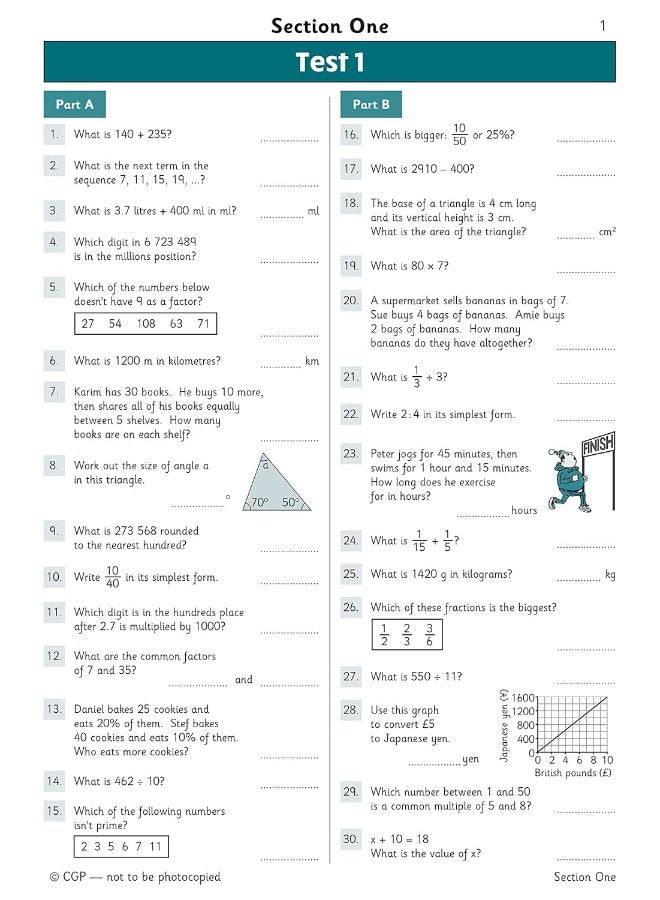 KS2 Maths Year 6 Mental Arithmetic Targeted Question Book (includes Online Answers & Audio Tests) - Image 4