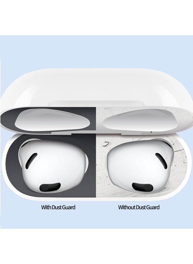 SYOSI 2Set Dust Guard Sticker for Apple AirPods 4 (2024), Anti-Dust Film for Wireless Charging Case, Protects from Iron/Metal Dust, Ultra-Slim, Easy to Apply & Remove, Compatible with AirPods 4 - Image 4