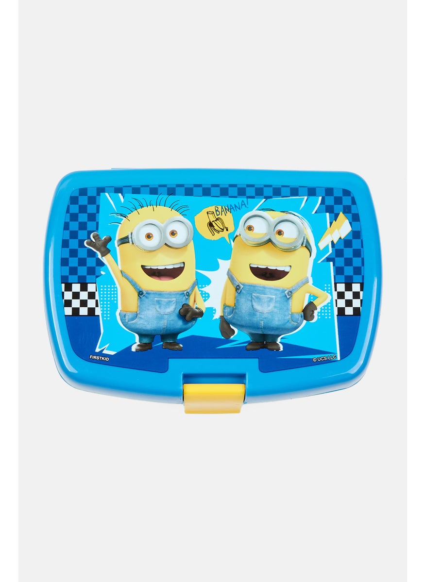 Minions Kids Boy Lunch Box, Blue Combo  - Image 1