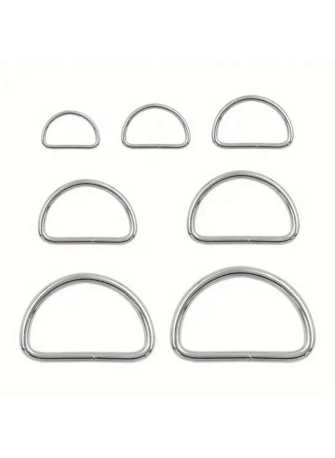 20pcs 15mm Silver Metal D Ring Adjustable Buckle For Backpack Straps Bags Collar DIY - Image 5