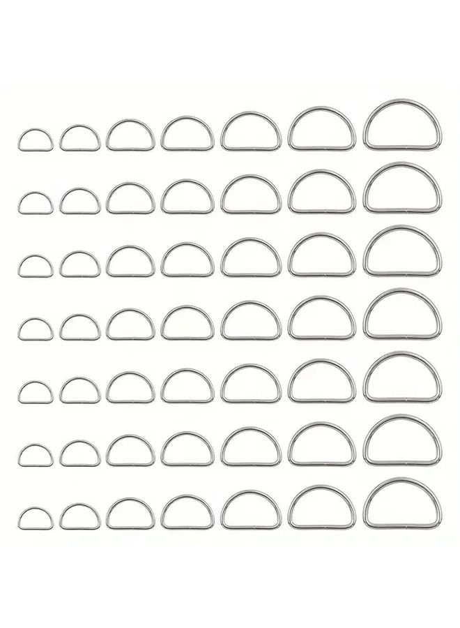 20pcs 15mm Silver Metal D Ring Adjustable Buckle For Backpack Straps Bags Collar DIY - Image 4