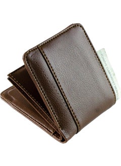 Apera An-39 Full Size Faux Leather Men's Wallet, 15 Card Holder, Double Paper Money Compartment  - Image 2