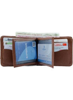 Apera An-39 Full Size Faux Leather Men's Wallet, 15 Card Holder, Double Paper Money Compartment  - Image 3