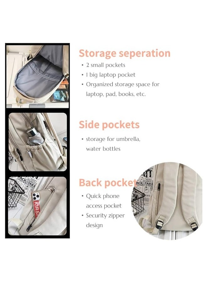 Cute Large Capacity Student daypack Black for School Travel Outdoor Back to School - Image 3