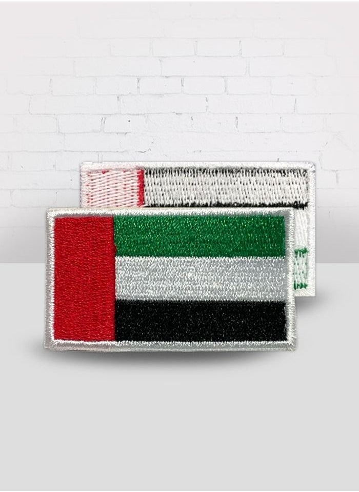 Fighter Gifts UAE Flag White Border Patch 