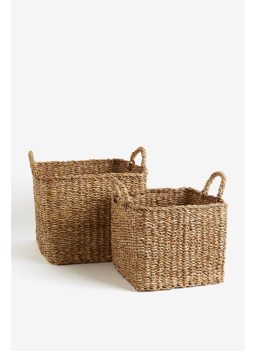 H&M Large Braided Storage Basket