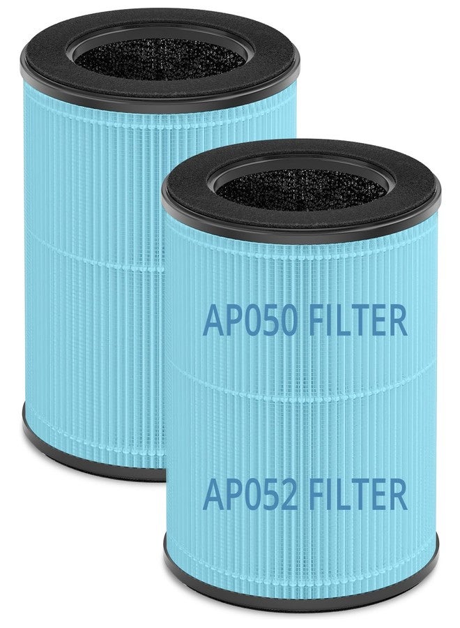 Tailulu Official AP050 AP052 Air Purifier Replacement Filter, 3-in-1 Air Purifier Filter, True H13 HEPA Filter, 2Pack(Blue) - Image 1
