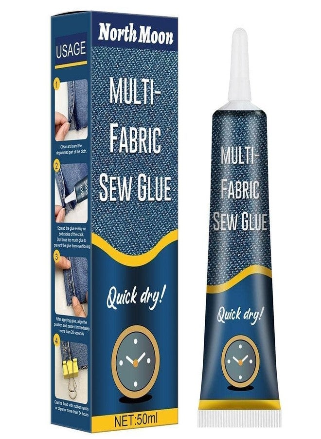 FICTIOUS Fabric Sewing Adhesive, Multi-Purpose Ultra-Stick Fabric Glue for Clothes, Jeans, Cotton, Flannel, Denim, and Leather, Quick Dry & Washable Fabric Repair Sew Glue 1PCS - Image 1