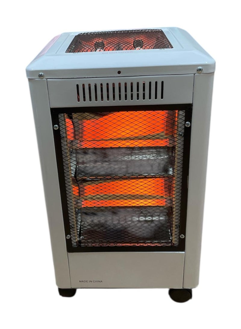 2000W Electric Room Heater - Grey/Black - Image 2