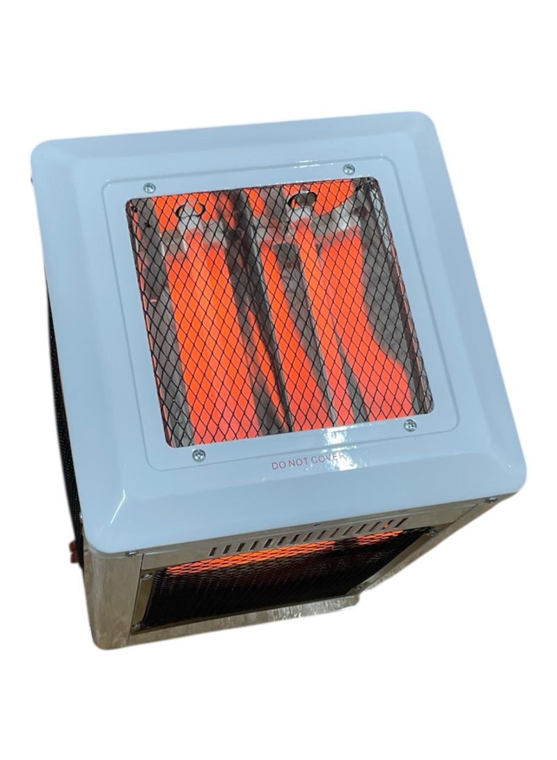 2000W Electric Room Heater - Grey/Black - Image 4