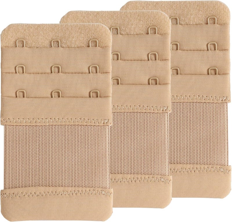 SAMGU Store Women's Bra Extenders 2 Hook / 3 Hook / 4 Hook / 5 Hook / 6 Hook, Soft Stretchy Back Bra Extension Strap - Image 1