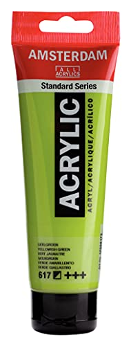 Amsterdam Standard Series Acrylic Tube 120ml Yellowish Green 617 (17096172) - Image 3