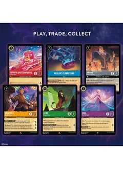 رافنسبورغر Ravensburger Disney Lorcana TCG: Shimmering Skies - Amethyst & Ruby Single-Player Starter Deck | لعبة شيقة | أكثر من 200 عمل فني أصلي من Disney | مثالية للأعمار من 8 سنوات فما فوق  - Image 5