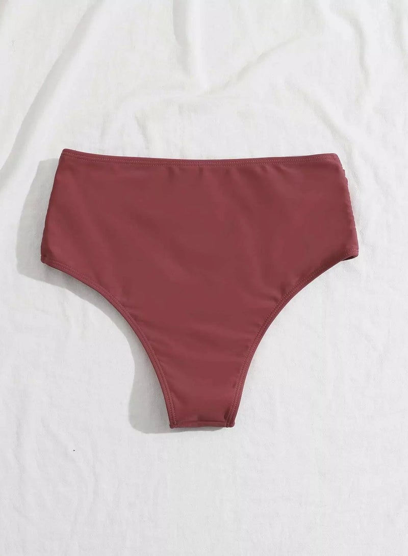 Generic Ruched High Waisted Bikini Panty - Image 2