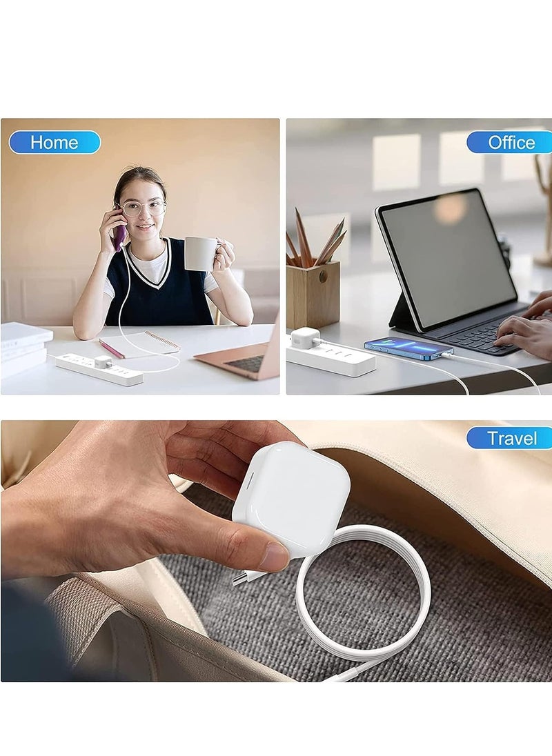 Generic - iPhone USB C Fast Charger【Apple MFi Certified】20W PD Type C Power Block Wall Charger Plug Adapter with 2M USB-C to Lightning Cable Compatible with iPhone 14/13/11/X/XS/iPad,AirPods Pro( - Image 1