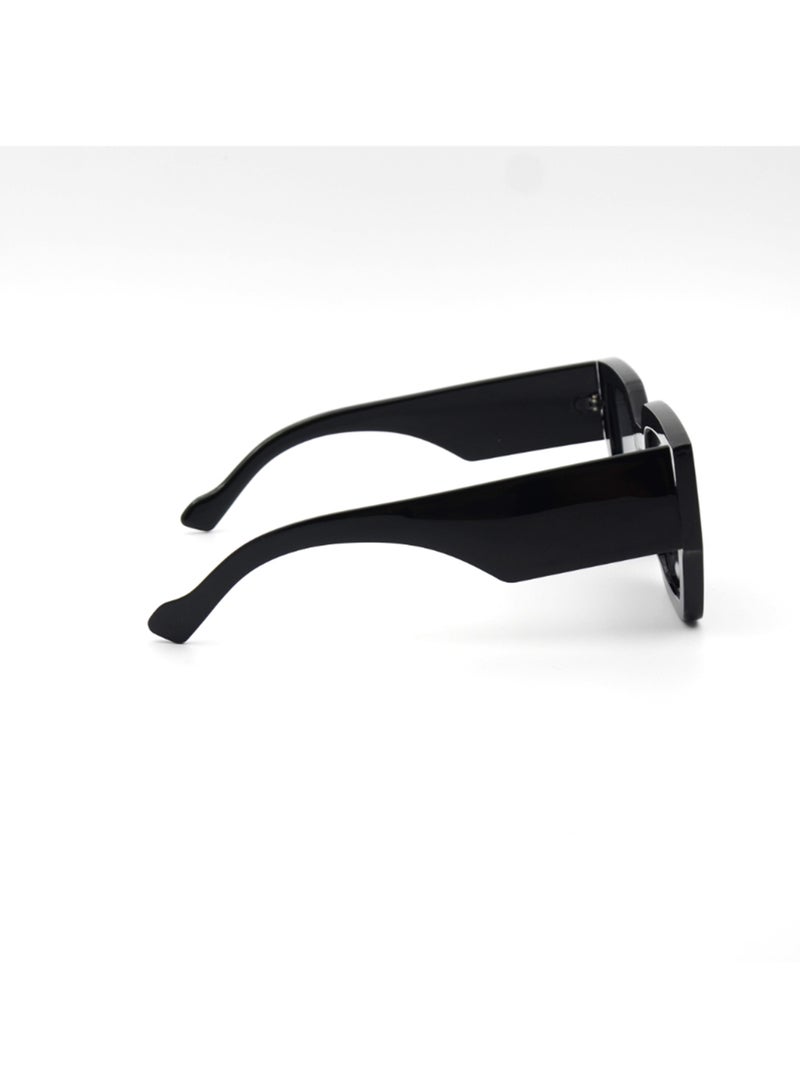 MADEYES نظارات شمسية للنساء لحماية من الأشعة فوق البنفسجية EE9P642-1 - أسود - Image 4