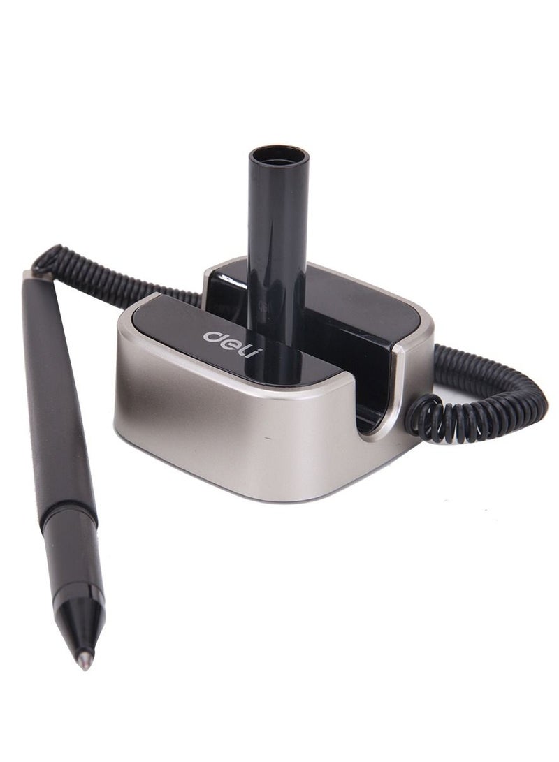 Deli حامل قلم مكتب دلي 2 قطعة 6797 قلم حبر جل أزرق 0.7 مم - Image 2