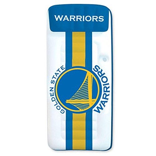 Poolmaster NBA Large Inflatable Swimming Pool Float Mattress Lounger, Golden State Warriors - Image 4