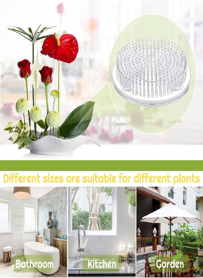 Waydress Plastic Flower Frog Pin Holder Clear Flower Arranger Frog Japanese Decorations Flower Fixed Tools Floral Arrangement for Flower Arrangement, Plant Fixation, Plant Decoration (12 Pieces)  - Image 3