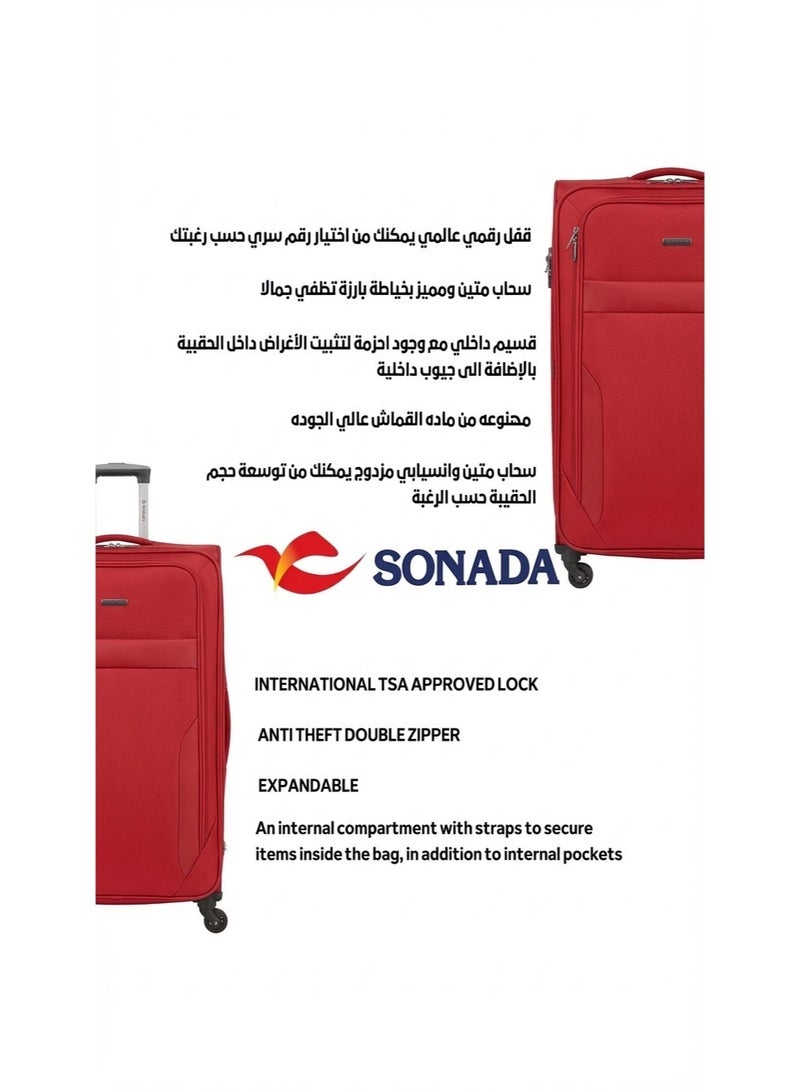SONADA Softside Luggage set of 3 - Image 2