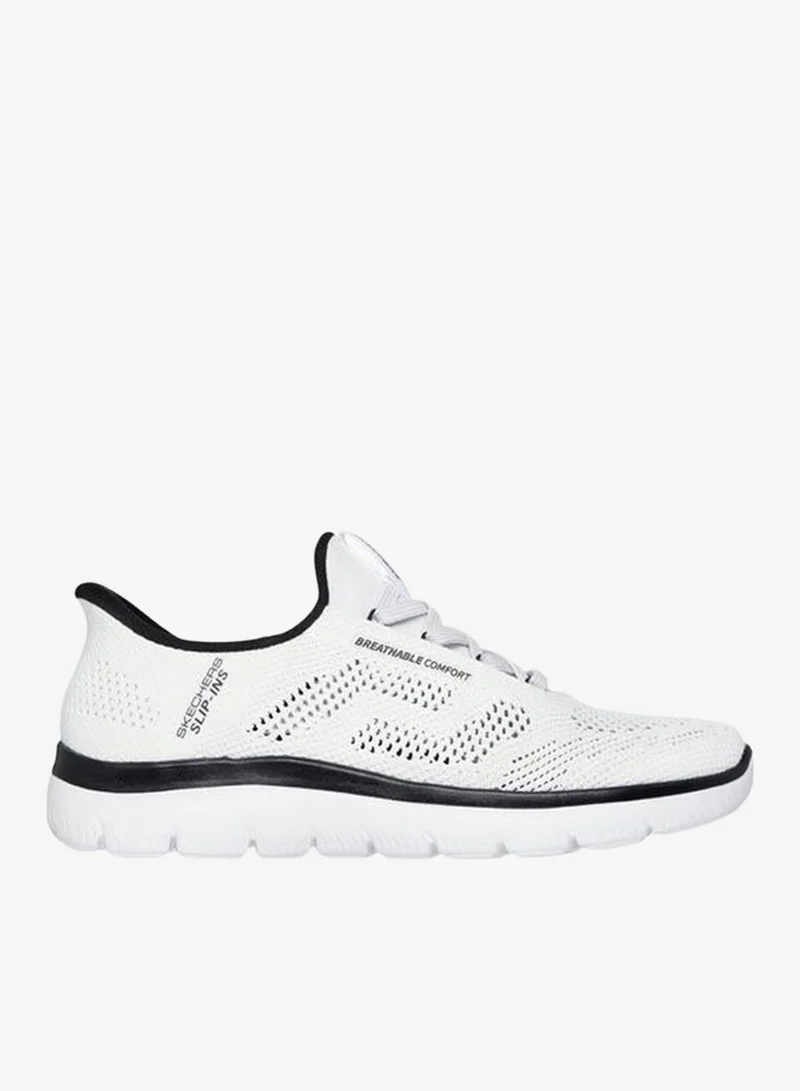SKECHERS Men'S Summits Slip-On Sports Shoes With Lace Detail - 232939-Wbk