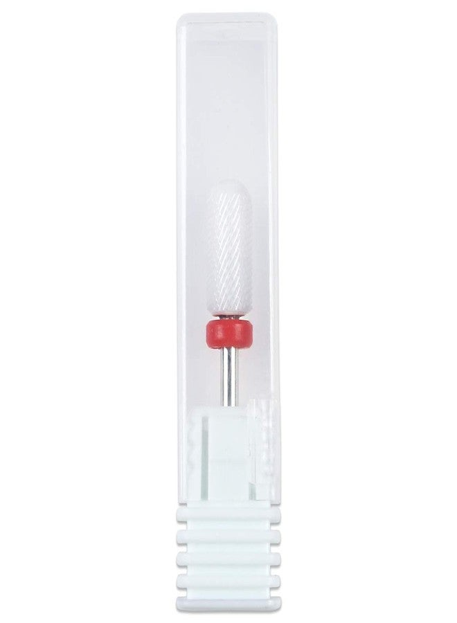 Pana Professional USA Ceramic White Round Top Small Barrel Bit Nail Drill (Grit: Fine) 3/32" Shank Size - Image 5