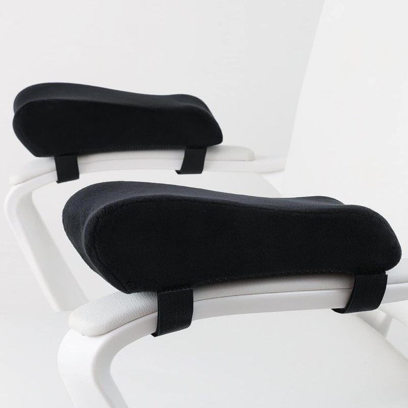 LargeLeaf Store Chair Ergonomic Armrest Pads Elbow Pillow Pressure Relief Office Chair Gaming Chair armrest with Memory Foam armrest Pads 2-Piece Set of Chair (Memory Foam) - Image 1