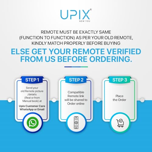 Upix AC Remote No. 206 (No Backlight), Compatible/Replacement for Onida AC Remote Control (Exactly Same Remote Will Only Work) - Image 2