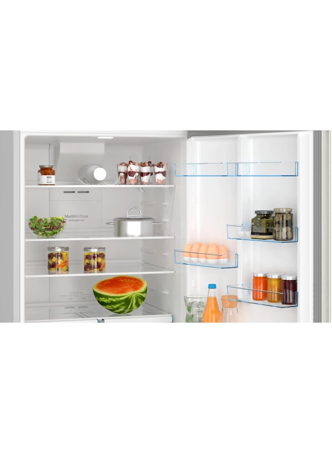 BOSCH Series 4 free-standing fridge-freezer with freezer at top 186 x 75 cm Stainless steel KDN76XI3E9 KDN76XI3E9 Brushed steel anti-fingerprint - Image 5