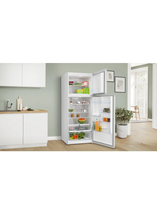 BOSCH Series 4 free-standing fridge-freezer with freezer at top 186 x 75 cm Stainless steel KDN76XI3E9 KDN76XI3E9 Brushed steel anti-fingerprint - Image 3