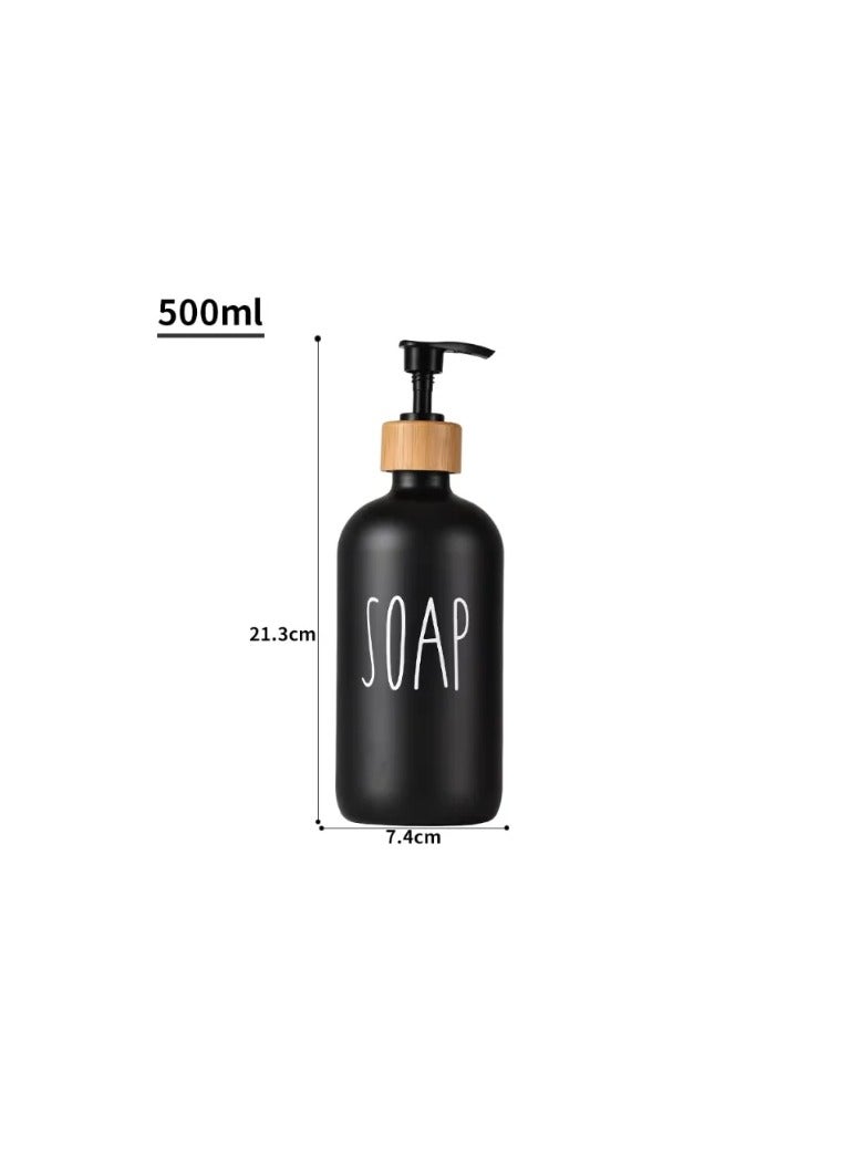Kitchen Dish Soap Dispenser Suitable Decor 500ml Set of 2Pcs Refillable Soap Dispenser - Image 4