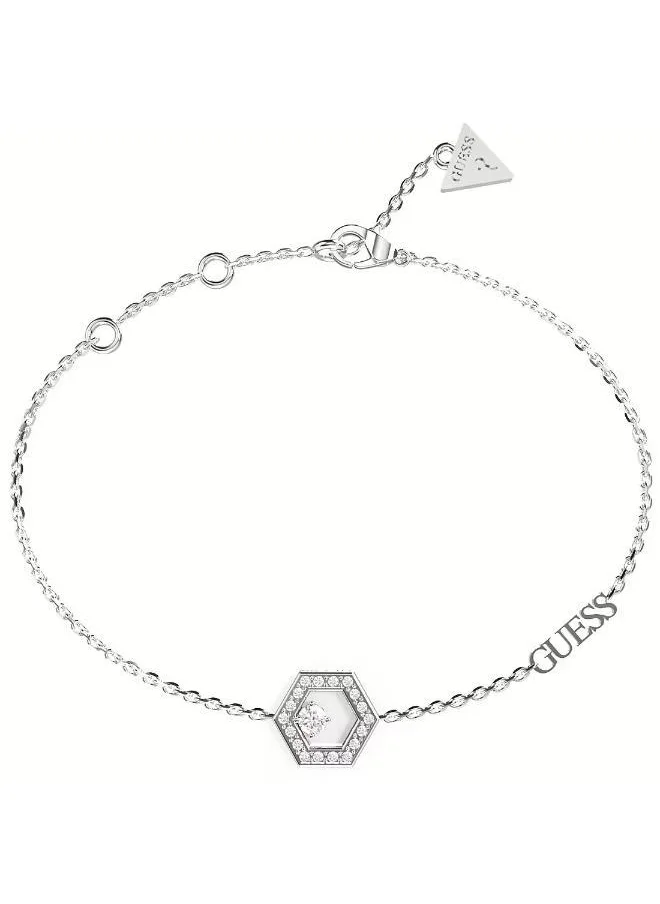 GUESS Hexagonal Crystals Bracelet