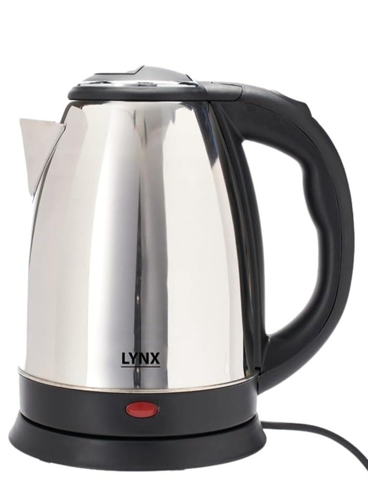 Lynx Electric Kettle 1.8L Stainless Steel Fast Boil Hot Water Kettle, 1500W Power with Auto Shut-Off, Boil-Dry Protection, Removable Filter & Ergonomic Handle for Tea & Coffee – KT-102 - Image 1