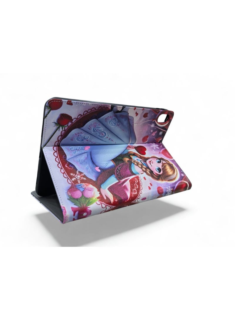 iPad 10.9 Case 10th Generation (2022) / iPad 11th Gen A16 (2025) – Slim Magnetic Trifold Stand Cover with Pencil Holder, Auto Sleep/Wake, Shockproof Lightweight Protection, frozen princess - Image 3