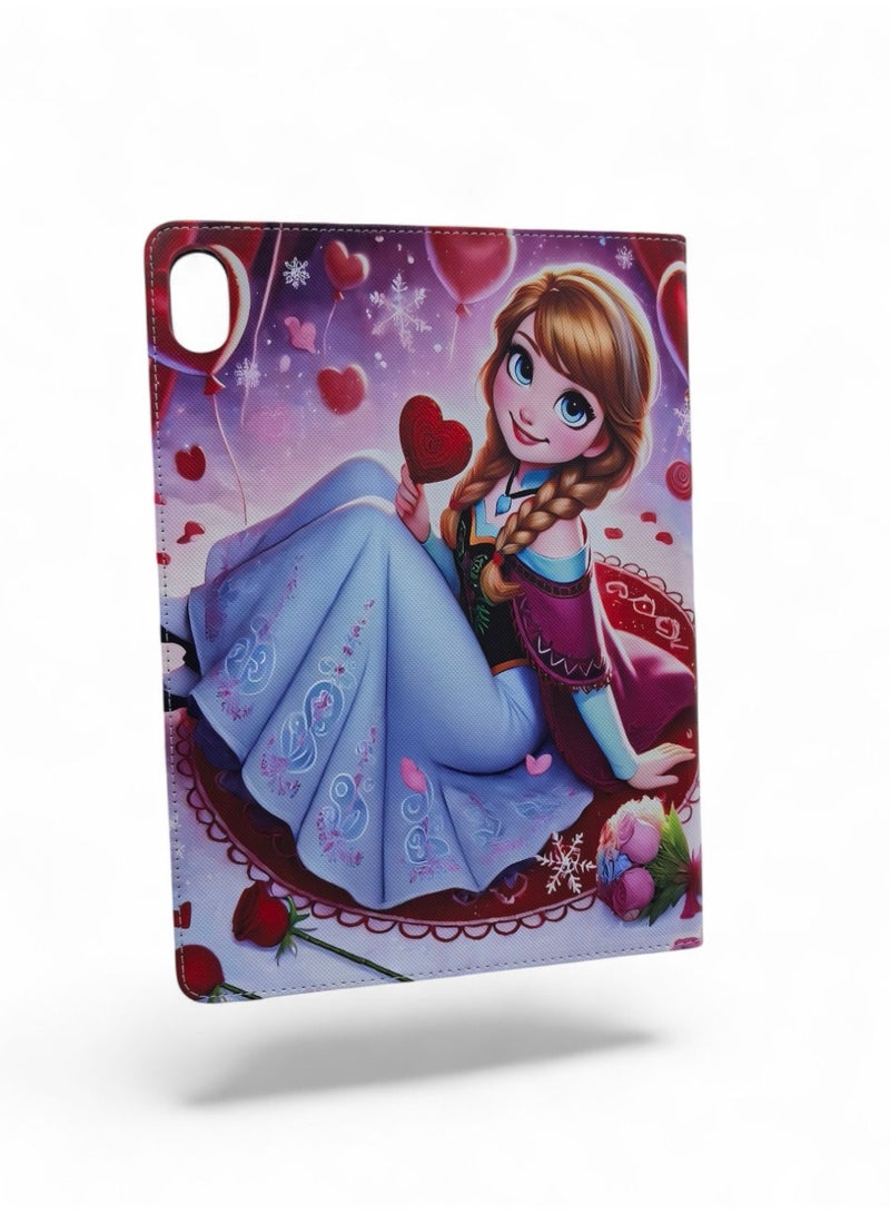 iPad 10.9 Case 10th Generation (2022) / iPad 11th Gen A16 (2025) – Slim Magnetic Trifold Stand Cover with Pencil Holder, Auto Sleep/Wake, Shockproof Lightweight Protection, frozen princess - Image 2