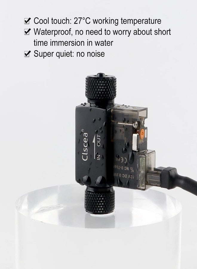 Clscea Inline CO2 Solenoid Valve Mini Low Temperature for Aquarium CO2 System - Image 3