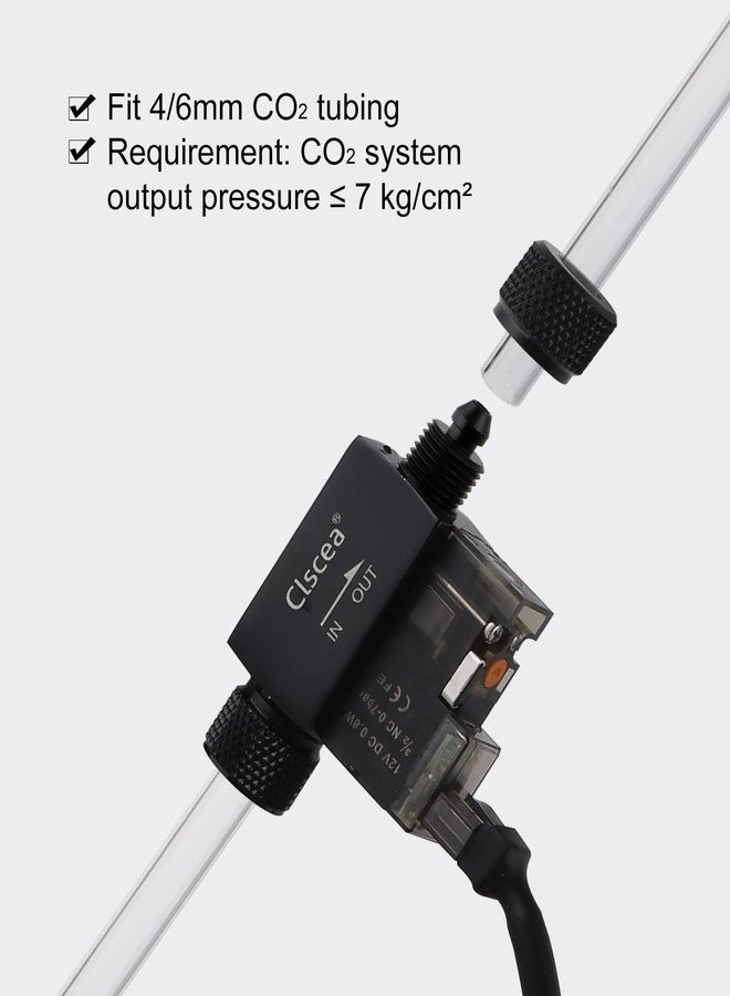 Clscea Inline CO2 Solenoid Valve Mini Low Temperature for Aquarium CO2 System - Image 4