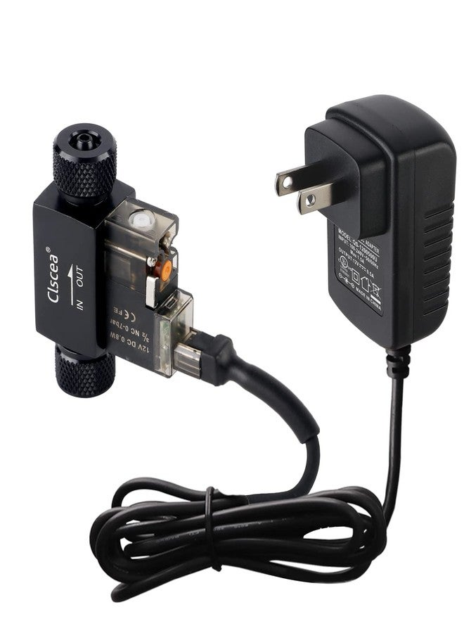 Clscea Inline CO2 Solenoid Valve Mini Low Temperature for Aquarium CO2 System - Image 1