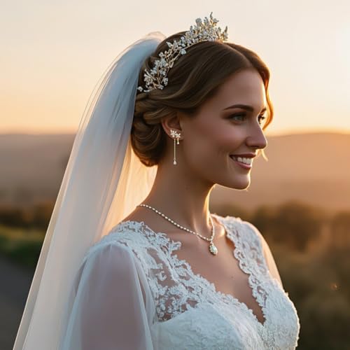 SLUYNZ 925 Sterling Silver Leaf Wrap Earrings Cuff for Women Dangle Wedding Earrings Crawler (C-Gold Plated) - Image 2