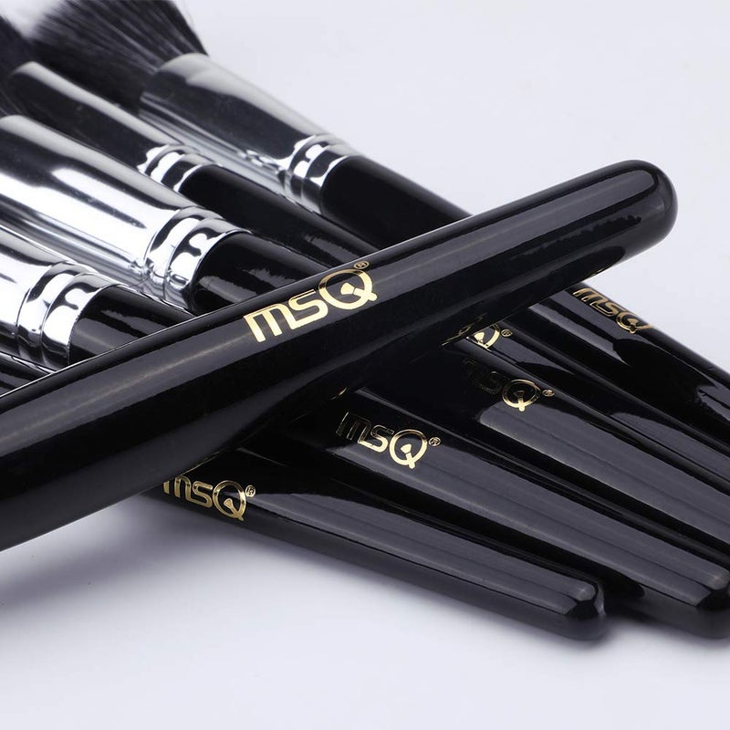 MSQ Makeup Brushes Set 29pcs Professional Cosmetics Brushes with Belt Waist Makeup Bag (Foundation, Powder, Creams, Liquids & Eye Brushes) for Women/Girls/Artists/Holiday gifts/travel - Image 3