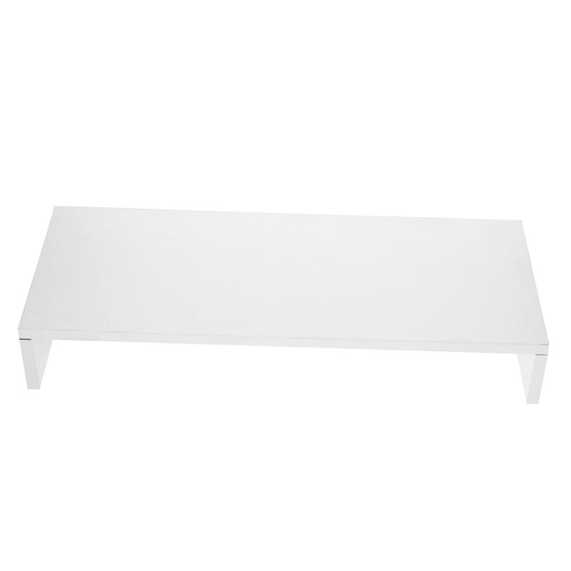 Wooden Monitor Stand Riser Height Extension for Laptop Desktop Comfortable Viewing - Image 2