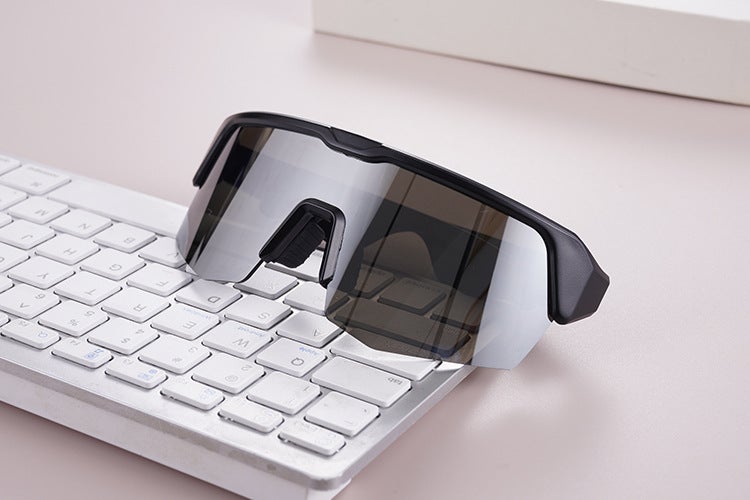 Smart Sports Glasses Bluetooth UV Protection silver plating - Image 1
